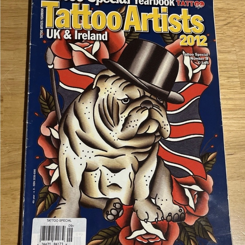 Tattoo Artists Yearbook 2012 UK & Ireland Printed in Italy Pre- Owned